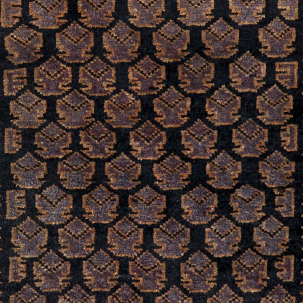 Handmade Herat Oriental Semi-antique Afghan Tribal Balouchi Wool Area Rug (Afghanistan) - 2'7 x 3'10
