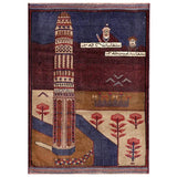 Handmade One-of-a-Kind Balouchi Wool Rug (Afghanistan) - 3' x 4'