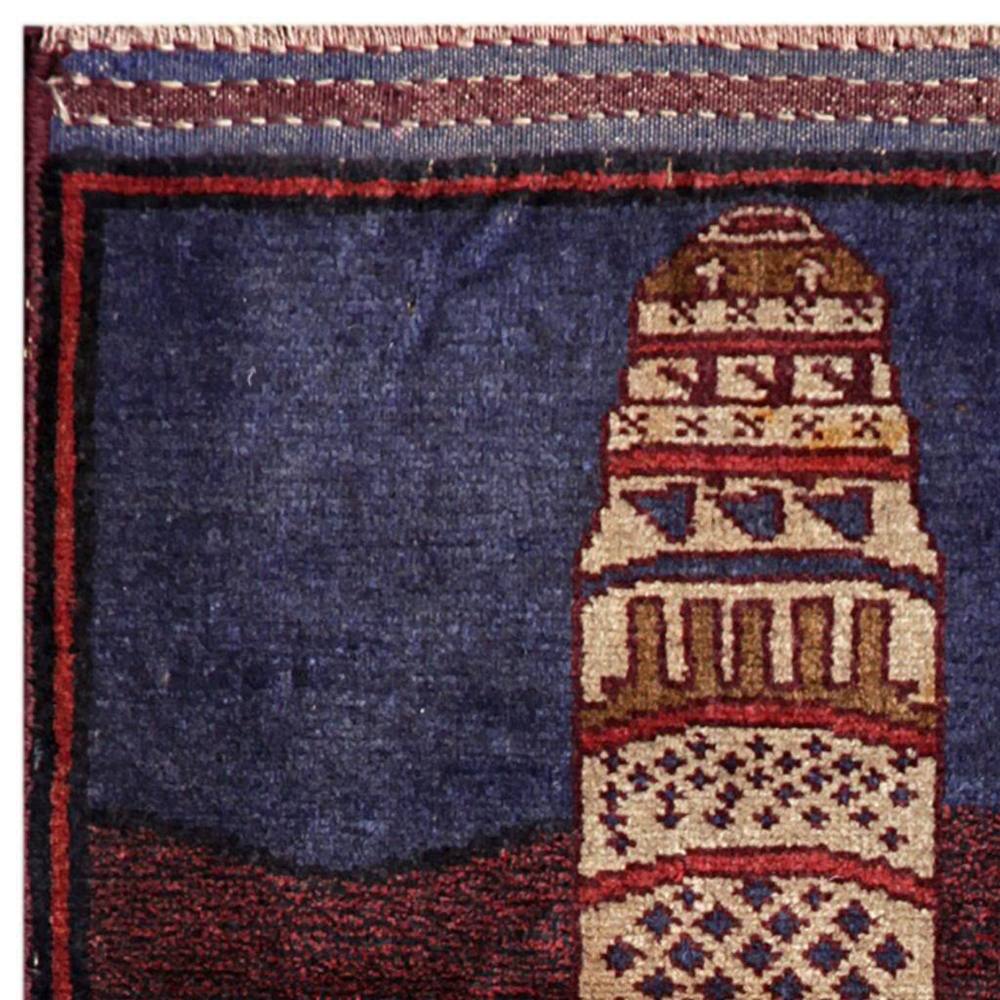 Handmade One-of-a-Kind Balouchi Wool Rug (Afghanistan) - 3' x 4'