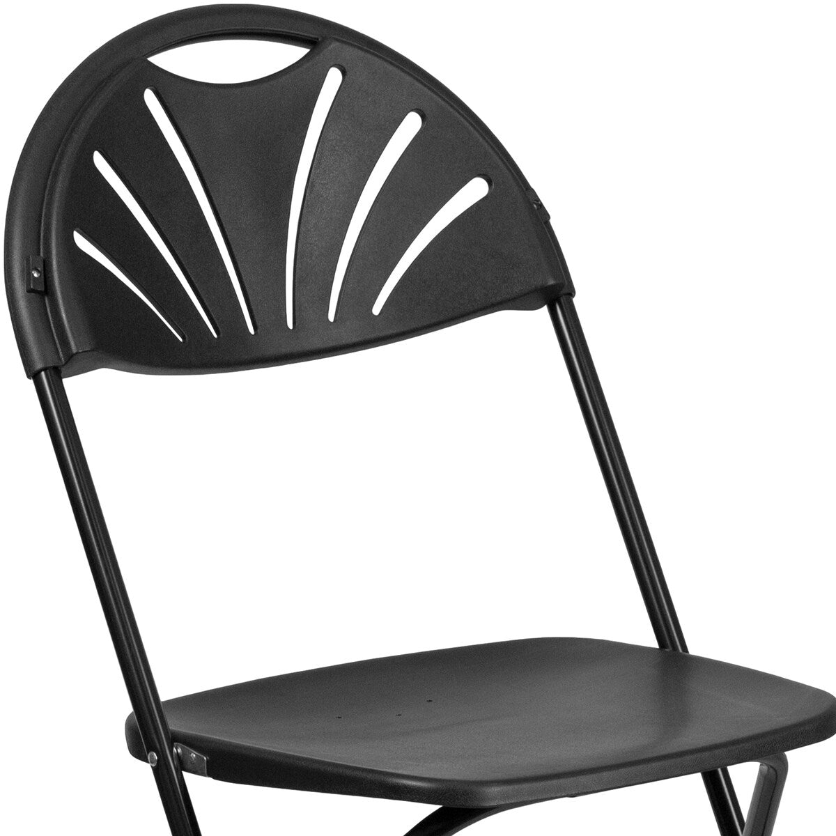 650 lb. Capacity Plastic Fan Back Folding Chair