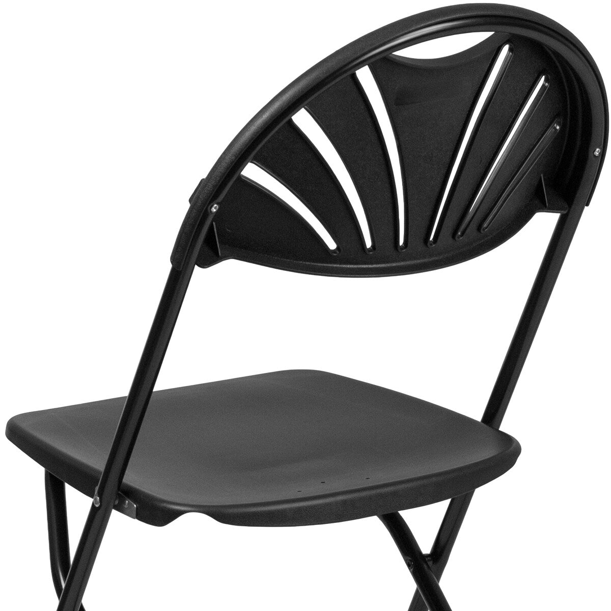 650 lb. Capacity Plastic Fan Back Folding Chair