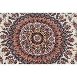 Copper Grove Gilleleje Floral Wool Acrylic Heat-Set Turkish Oriental Rug - 5'0" x 5'0" Round