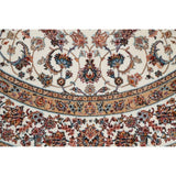 Copper Grove Gilleleje Floral Wool Acrylic Heat-Set Turkish Oriental Rug - 5'0" x 5'0" Round