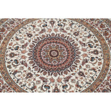 Copper Grove Gilleleje Floral Wool Acrylic Heat-Set Turkish Oriental Rug - 5'0" x 5'0" Round