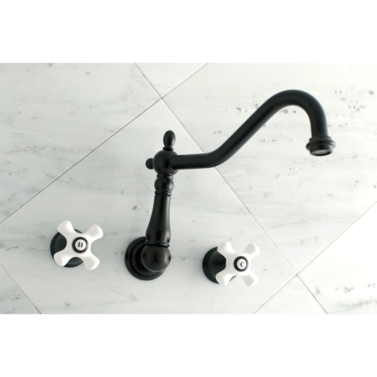 Heritage 3-Hole Wall Mount Roman Tub Faucet