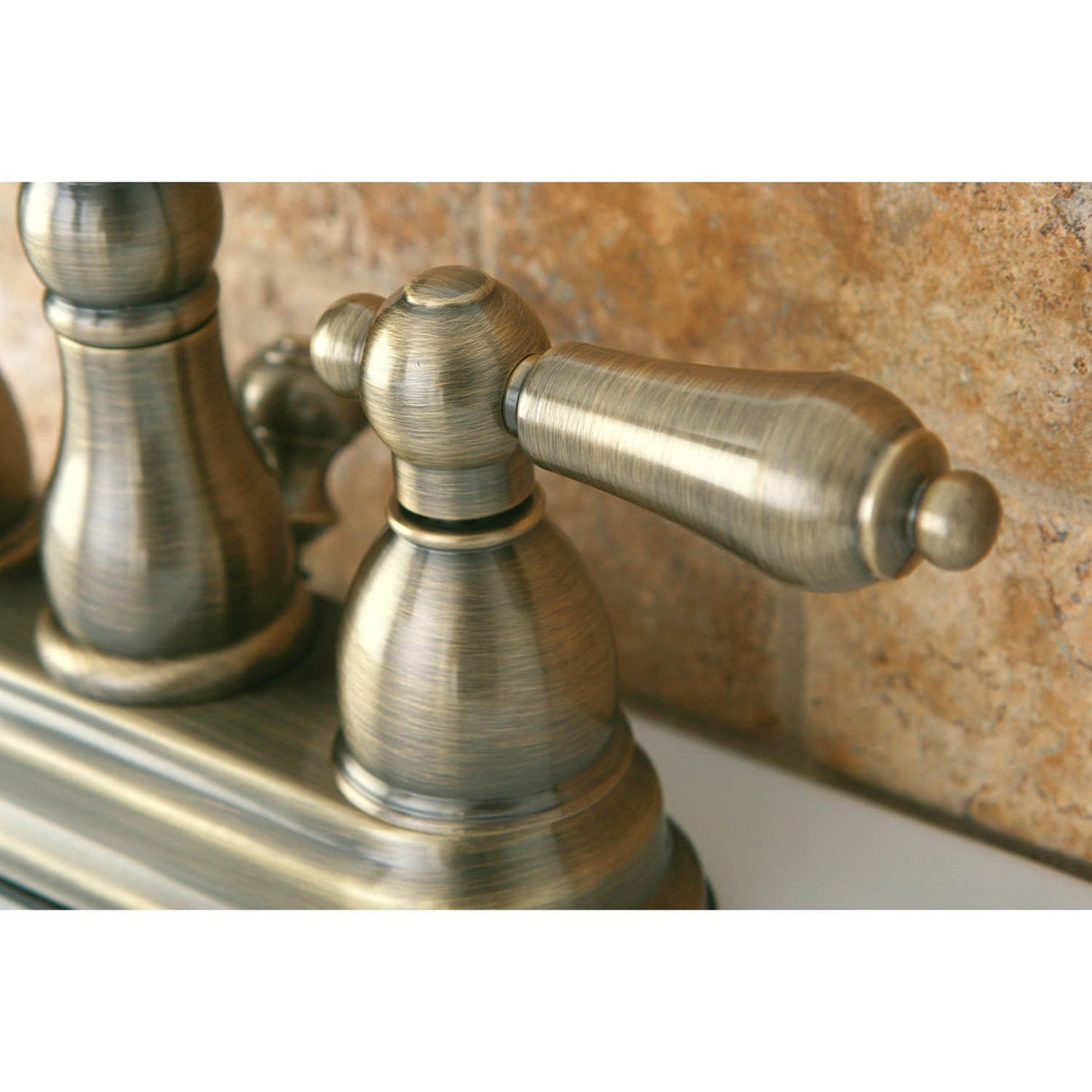 Kingston Brass Heritage 4 in. Centerset Bathroom Faucet