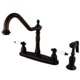 Kingston Brass Heritage Centerset Kitchen Faucet