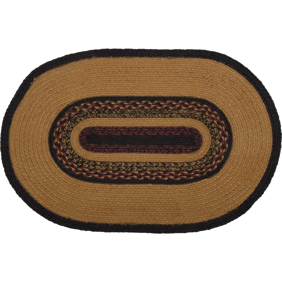 Heritage Farms Star Jute Rug Oval 20x30 - 1'8" x 2'6"
