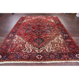 Hand Knotted Woolen Oriental Heriz Classical Persian Area Rug - 11'1" x 8'8"