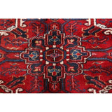 Hand Knotted Woolen Oriental Heriz Classical Persian Area Rug - 11'1" x 8'8"
