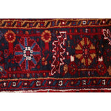 Hand Knotted Woolen Oriental Heriz Classical Persian Area Rug - 11'1" x 8'8"
