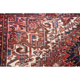 Hand Knotted Woolen Oriental Heriz Classical Persian Area Rug - 11'1" x 8'8"