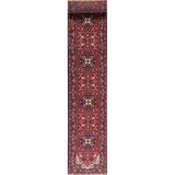 Heriz Oriental Hand Knotted Wool Traditional Persian Rug - 20'0''x 2'6''Runner