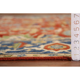Heriz Serapi Indian Area Rug Hand-Knotted Traditional Wool Carpet - 7'11" x 9'9"