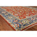 Heriz Serapi Indian Area Rug Hand-Knotted Traditional Wool Carpet - 7'11" x 9'9"