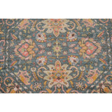 Heriz Serapi Octagon Rug Hand-Knotted Wool Carpet - 6'0"x 6'10"