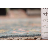 Heriz Serapi Octagon Rug Hand-Knotted Wool Carpet - 6'0"x 6'10"