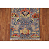 Heriz Serapi Oriental Runner Rug Hand-knotted Wool Carpet - 2'6"x 7'9"