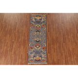 Heriz Serapi Oriental Runner Rug Hand-knotted Wool Carpet - 2'6"x 7'9"