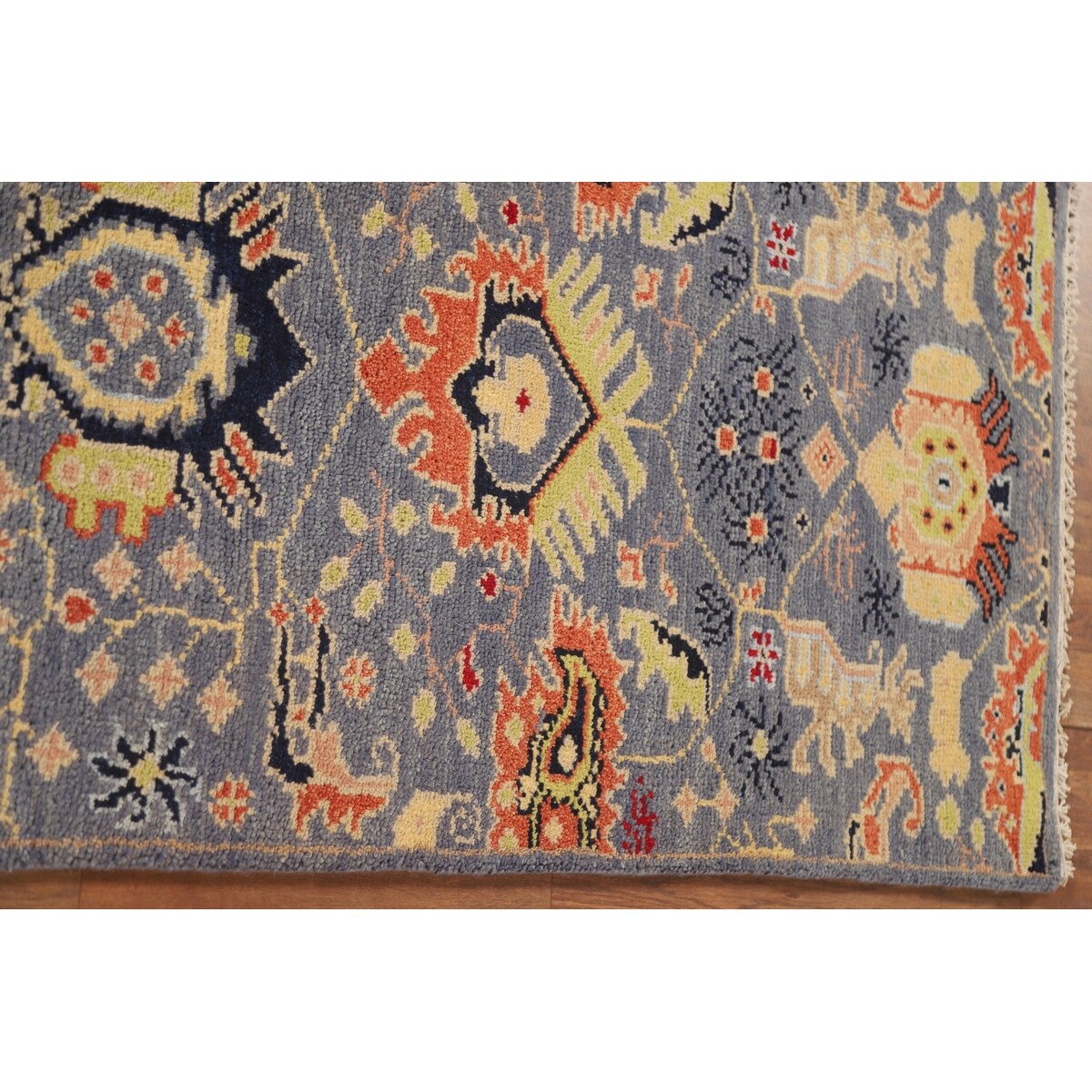 Heriz Serapi Oriental Runner Rug Hand-knotted Wool Carpet - 2'6"x 7'9"