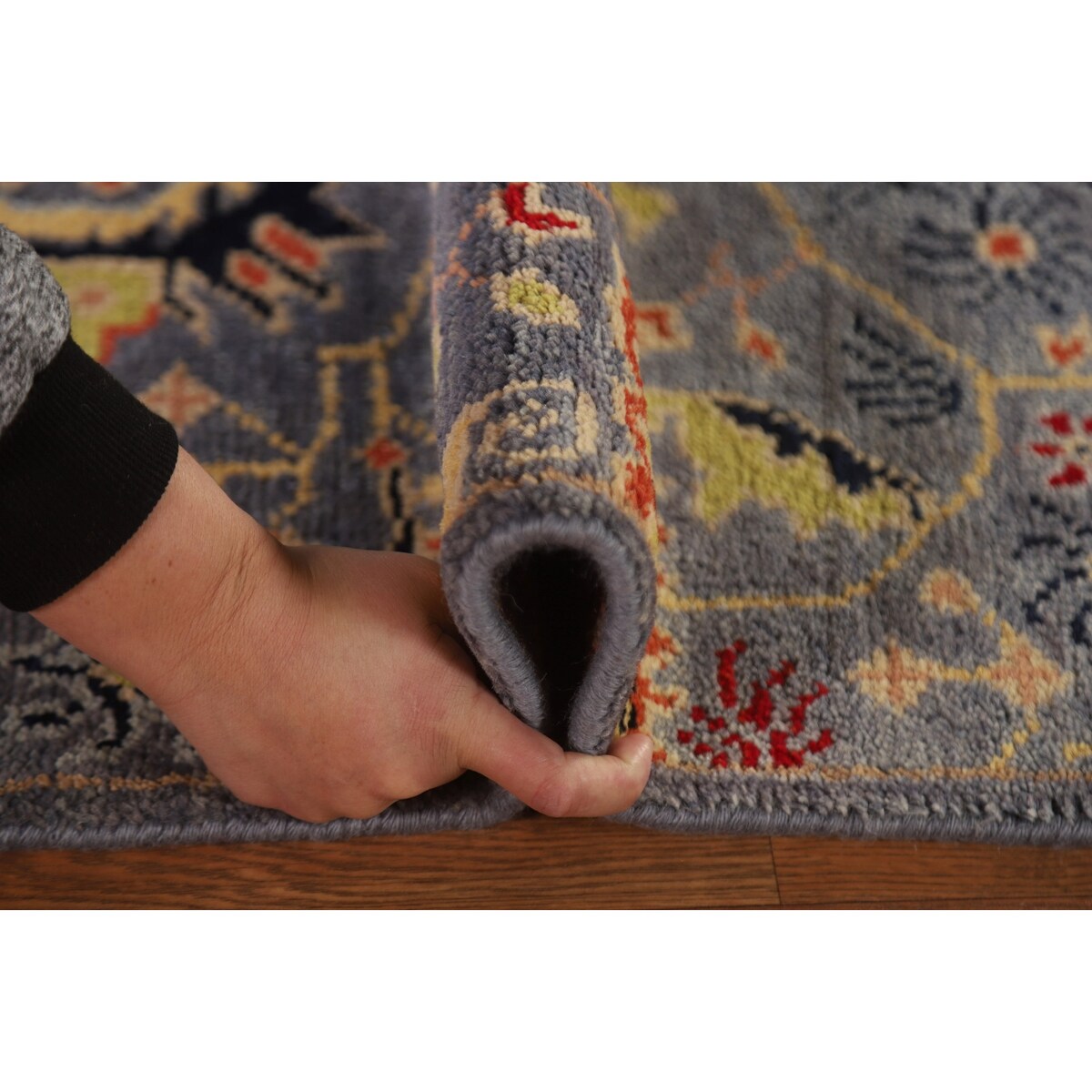 Heriz Serapi Oriental Runner Rug Hand-knotted Wool Carpet - 2'6"x 7'9"