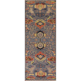 Heriz Serapi Oriental Runner Rug Hand-knotted Wool Carpet - 2'6"x 7'9"