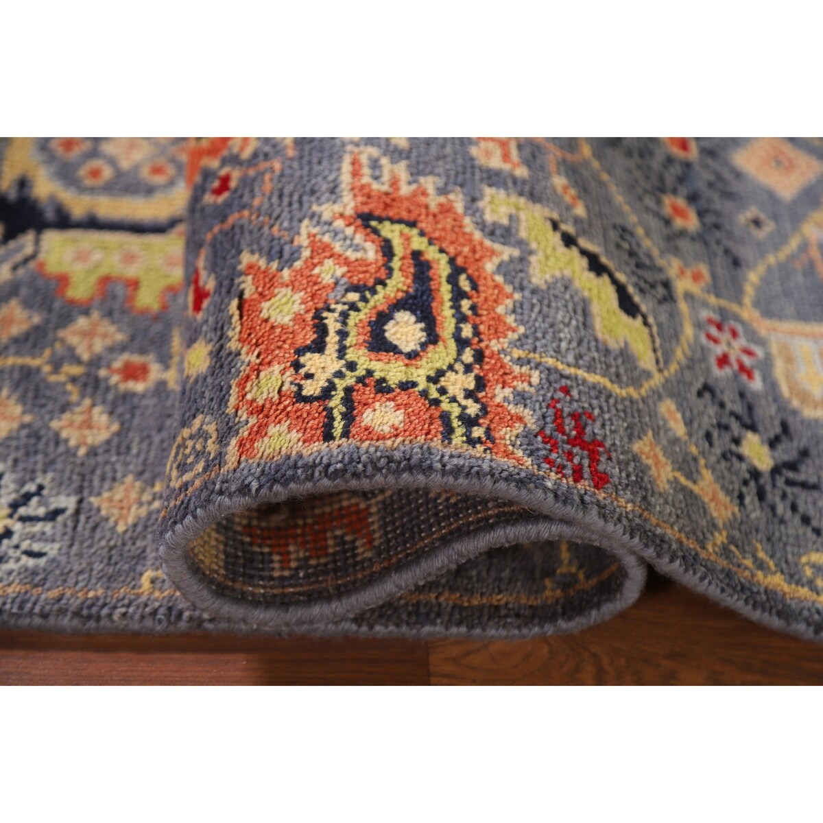 Heriz Serapi Oriental Runner Rug Hand-knotted Wool Carpet - 2'6"x 7'9"