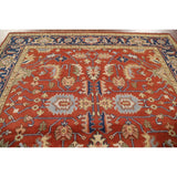 Heriz Serapi Square Area Rug Handmade Wool Carpet - 8'11"x 8'11"