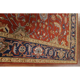 Heriz Serapi Square Area Rug Handmade Wool Carpet - 8'11"x 8'11"