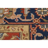 Heriz Serapi Square Area Rug Handmade Wool Carpet - 8'11"x 8'11"