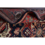 Heriz (serapi) Oriental Hand Knotted Wool Indian Area Rug - 11'9" x 8'11"