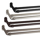 Hermosa Home 5/8" Double Blackout Curtain Rod 84-120" - Cocoa