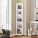 Herrell Wood 5-Tier 70.8" Tall Corner Bookshelf Bookcase