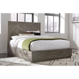The Gray Barn Morning Star Queen-size Solid Wood Platform Bed in Rustic Latte