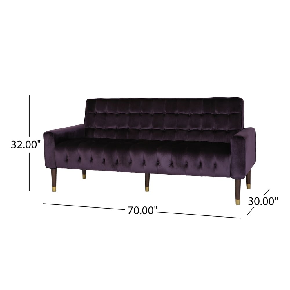 Hertford Velvet Sofa by Christopher Knight Home