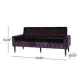 Hertford Velvet Sofa by Christopher Knight Home