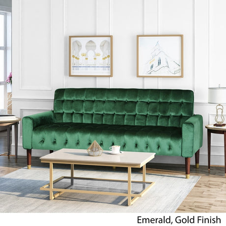 Hertford Velvet Sofa by Christopher Knight Home