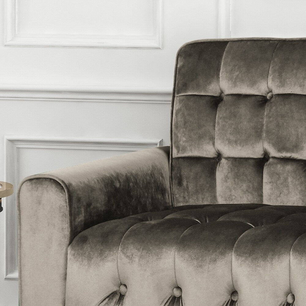 Hertford Velvet Sofa by Christopher Knight Home