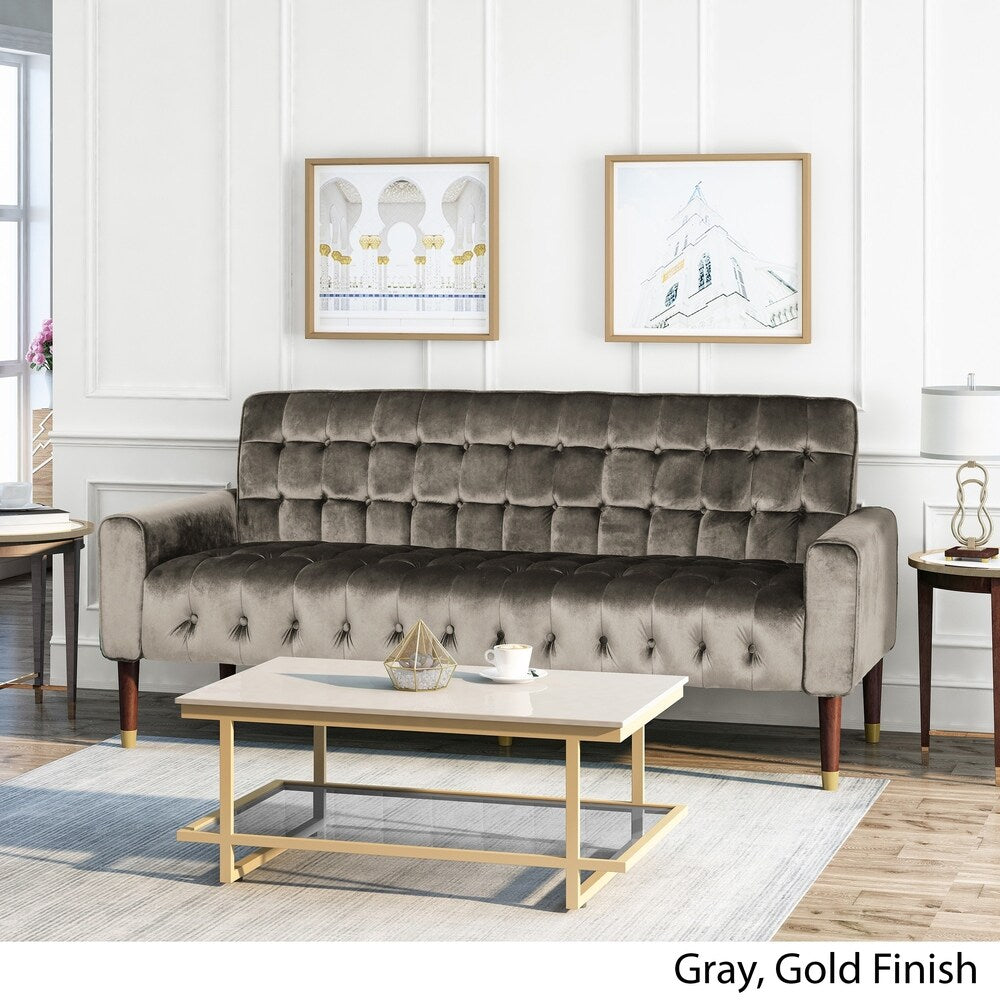 Hertford Velvet Sofa by Christopher Knight Home