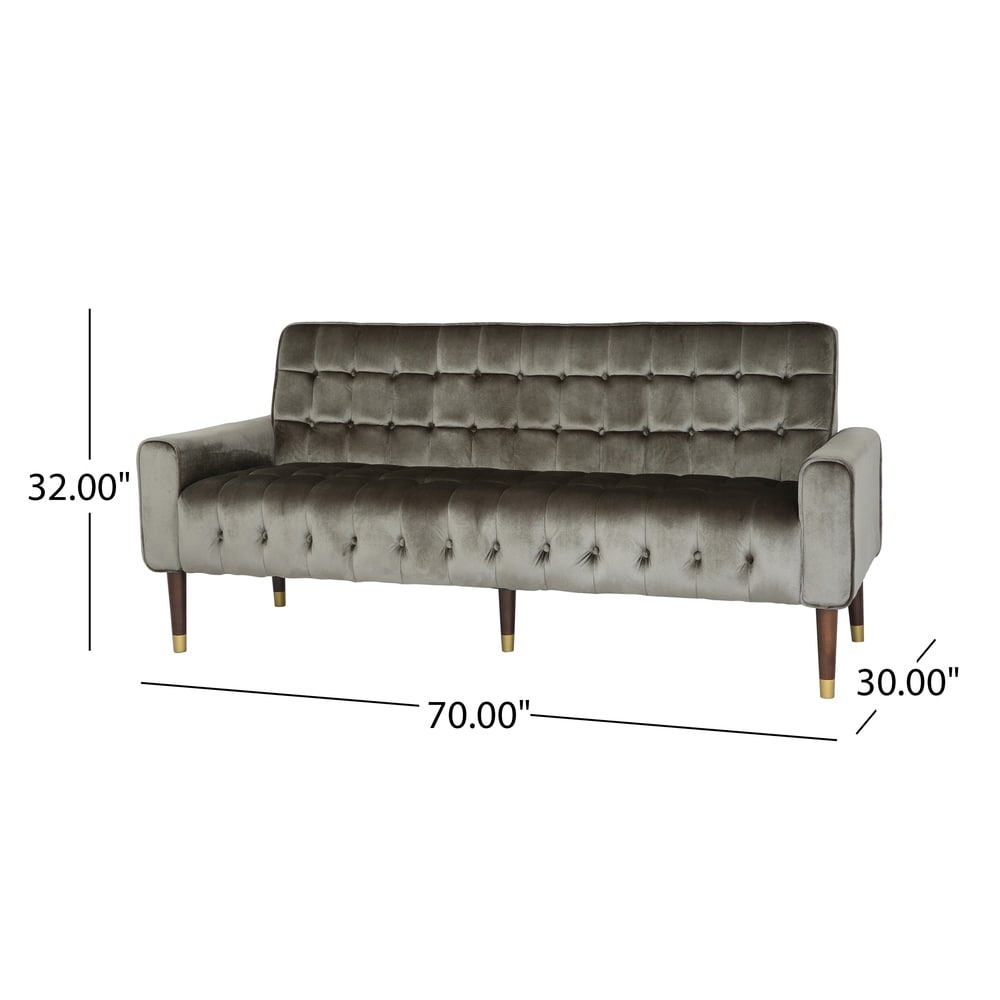 Hertford Velvet Sofa by Christopher Knight Home