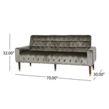 Hertford Velvet Sofa by Christopher Knight Home