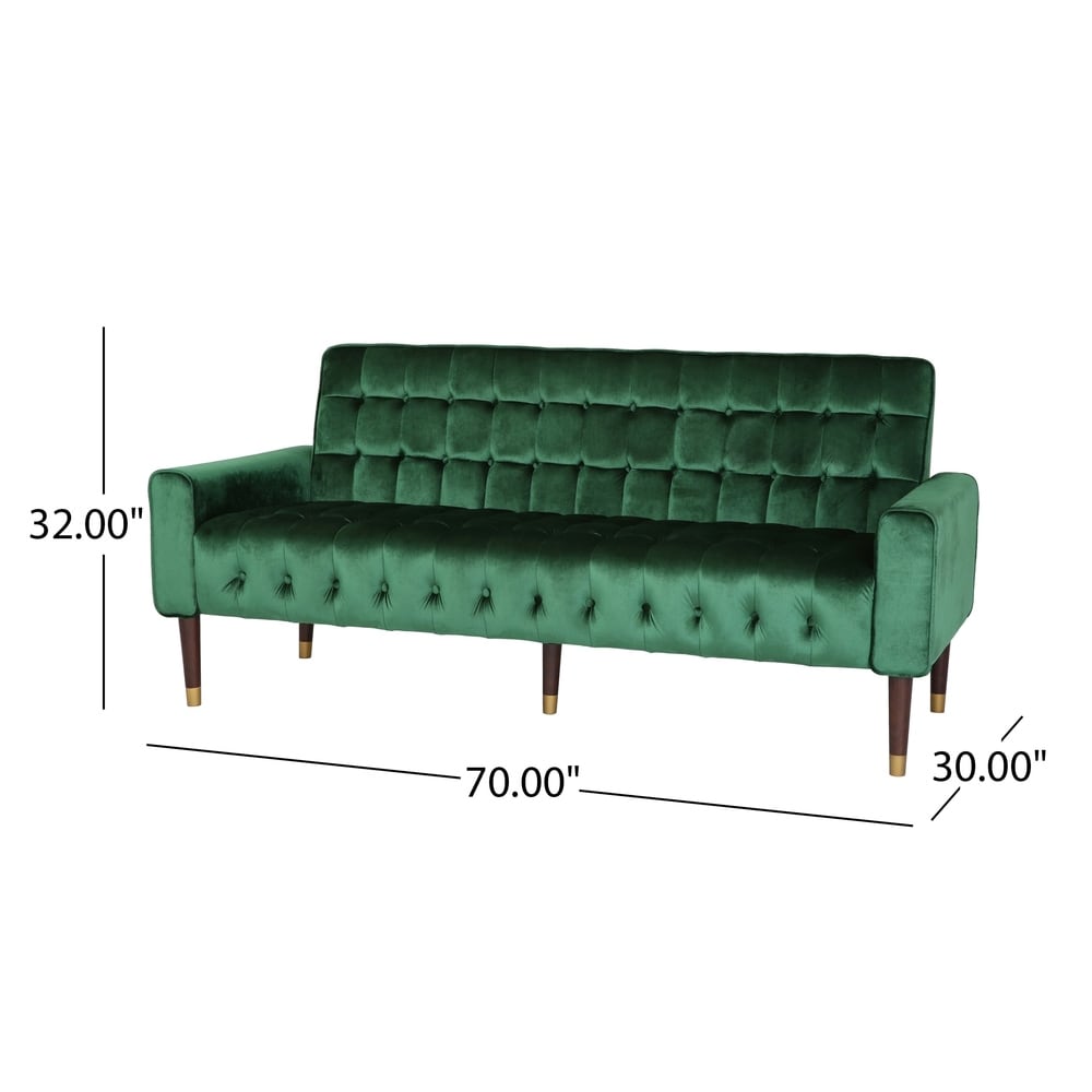 Hertford Velvet Sofa by Christopher Knight Home
