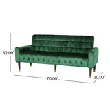 Hertford Velvet Sofa by Christopher Knight Home