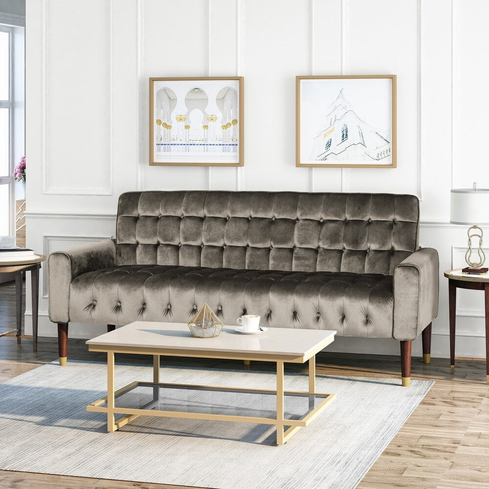 Hertford Velvet Sofa by Christopher Knight Home