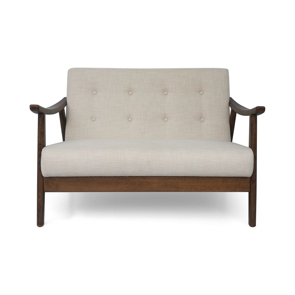 Hetel Mid-Century Modern Settee by Chirstopher Knight Home