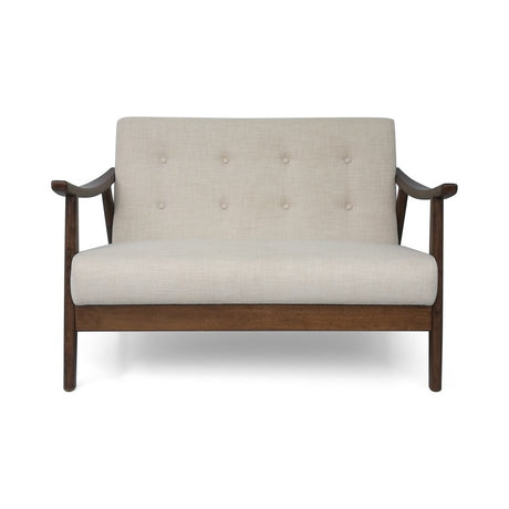 Hetel Mid-Century Modern Settee by Chirstopher Knight Home