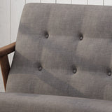 Hetel Mid-Century Modern Settee by Chirstopher Knight Home