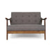 Hetel Mid-Century Modern Settee by Chirstopher Knight Home