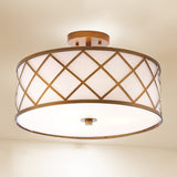 Link Metal LED Flush Mount, by JONATHAN Y