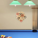 Hey! Play! Hookey Ring Toss Game Set for Outdoor or Indoor Play, Safe Alternative to Darts - 12" Diameter - 12" Diameter